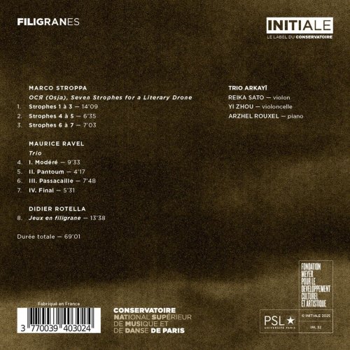 Reika Sato, Yi Zhou, Arzhel Rouxel - Filigranes (2025) [Hi-Res]