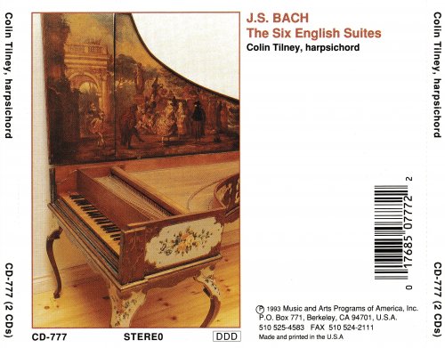 Colin Tilney - J.S. Bach: The Six English Suites (1993) CD-Rip