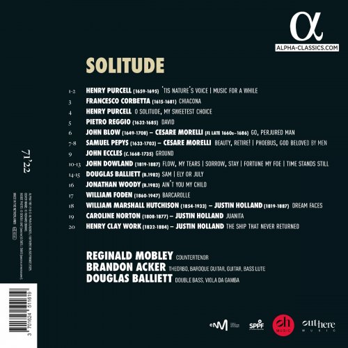 Reginald Mobley, Brandon J. Acker, Douglas Balliett - Solitude (2025) [Hi-Res] [Dolby Atmos]