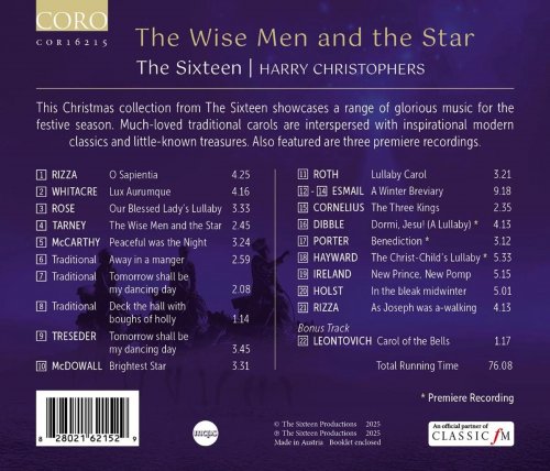 The Sixteen, Harry Christophers - The Wise Men and the Star - A Christmas Collection (2025) [Hi-Res] [Dolby Atmos]