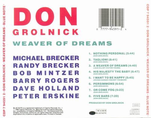 Don Grolnick - A Weaver of Dreams (1990)