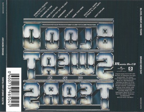 Blood Sweat & Tears - Brand New Day (Reissue, 2024)