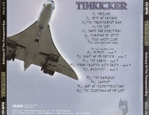 Tinkicker - Soliloquy Of The Transparent Boy (2008)