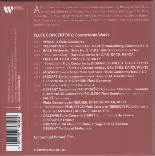 Emmanuel Pahud - Pahud: Flute Concerts (Box-Set 14 CDs) (2025)