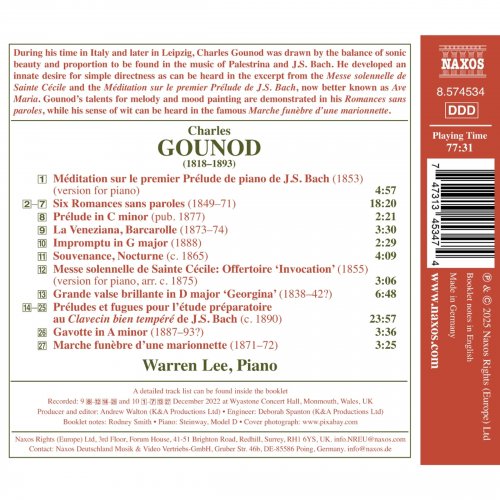 Warren Lee - Gounod: Piano Works (2025) [Hi-Res]