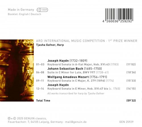 Tjasha Gafner - From Keys to Strings (2025) [Hi-Res]
