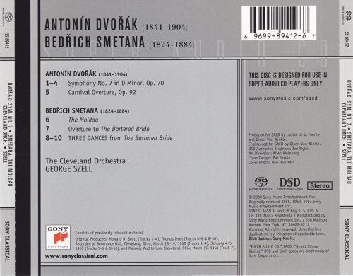George Szell - Dvorak: Symphony No. 7 in D Major / Smetana: The Moldau (1958-1963) [2000 SACD]