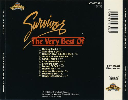 Survivor - The Very Best Of Survivor (1986)