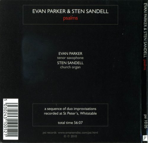 Evan Parker & Sten Sandell - Psalms (2010)