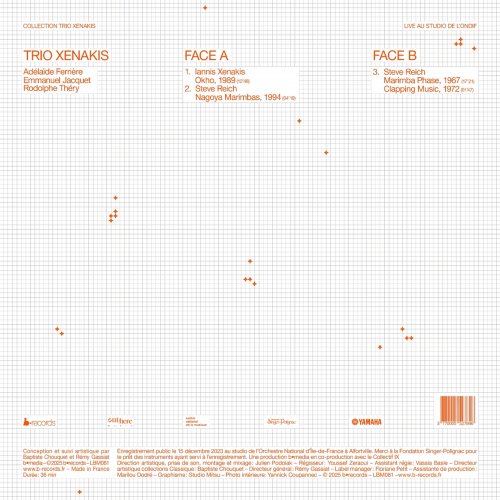 Trio Xenakis - Xenakis-Reich (Live) (2025) [Hi-Res]