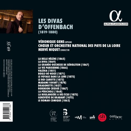 Véronique Gens, Chœur et Orchestre National des Pays de la Loire, Hervé Niquet - Les Divas d'Offenbach (2025) [Hi-Res]