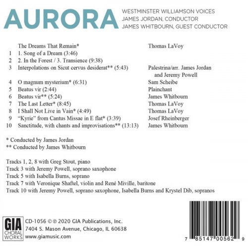 Isabella Burns, Krystel Dib, Greg Stout, Jeremy Powell, Westminster Williamson Voices, James Jordan & James Whitbourn - Aurora (2020)