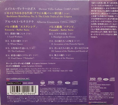Eugene Goossens - Villa-Lobos: The Little Train of the Caipira, Ginastera: Estancia, Panambi (1960) [2015 SACD]