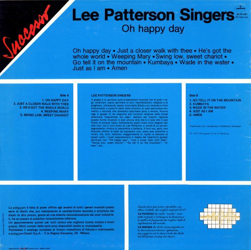 Lee Patterson Singers - Oh Happy Day (1977) LP