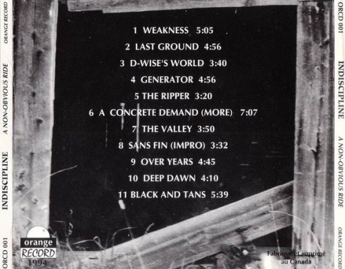 Indiscipline - A Non-Obvious Ride (1994)