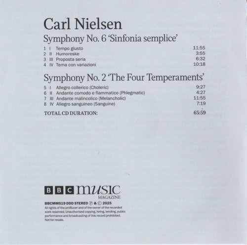 BBC Scottish Symphony Orchestra, Osmo Vanska - BBC Music Magazine November 2025 (vol.34 no.1) (2025)