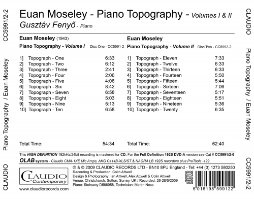 Gusztav Fenyo - Euan Moseley - Piano Topography (2025) [Hi-Res]