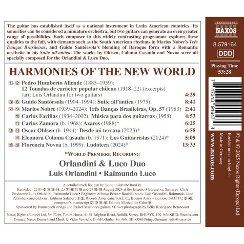 Luis Orlandini, Raimundo Luco - Harmonies of the New World (2025) [Hi-Res]