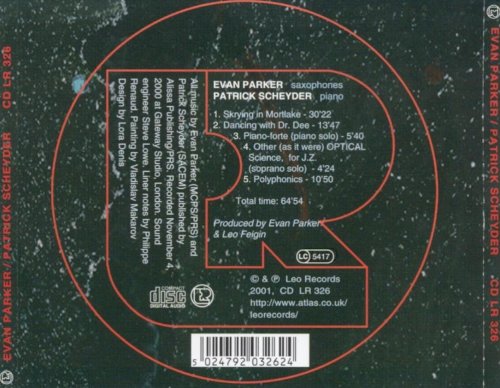 Evan Parker, Patrick Scheyder - Evan Parker, Patrick Scheyder (2001)