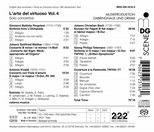 caterva musica - L'arte del virtuoso, Vol. 4 (2024) [Hi-Res]