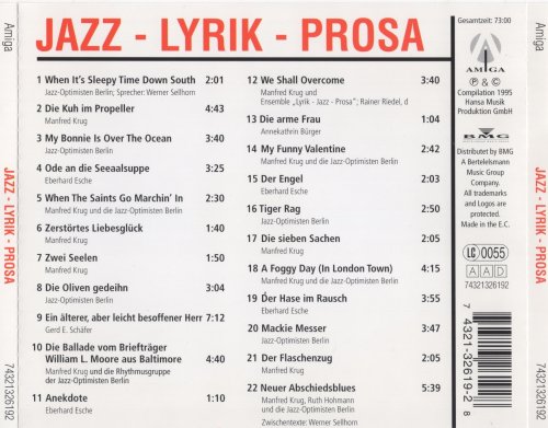 Manfred Krug - Jazz-Lyrik-Prosa (1995)