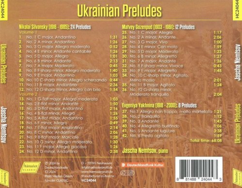 Jascha Nemtsov - Ukrainian Preludes (2024) [Hi-Res]