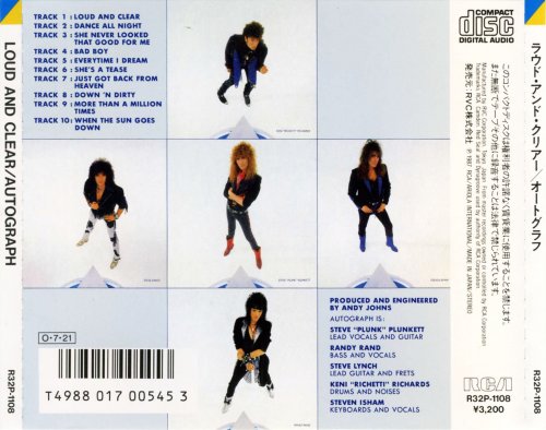 Autograph - Loud And Clear (1987) [ Japanese Edition]