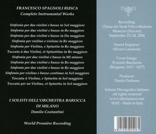 Danilo Costantini - Rusca: Complete Instrumental Works (2016)