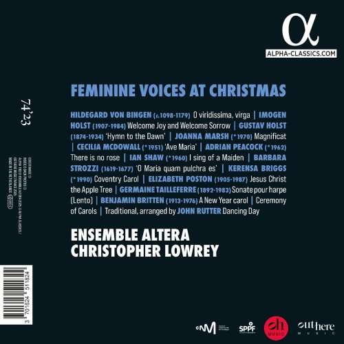 Ensemble Altera, Christopher Lowrey - Feminine Voices at Christmas (2025) [Hi-Res]