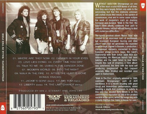 Strangeways - Walk In The Fire (1989) [2011 Rock Candy Remastered]