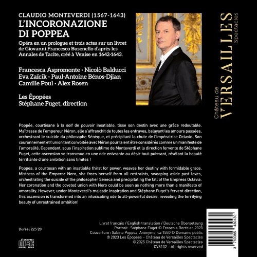 Les Épopées, Nicolò Balducci, Eva Zaïcik, Camille Poul, Stéphane Fuget, Francesca Aspromonte - Monteverdi: L'Incoronazione di Poppea (2025) [Hi-Res]