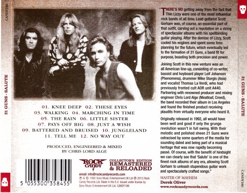 21 Guns - Salute (1992) [2013 Rock Candy Remastered]