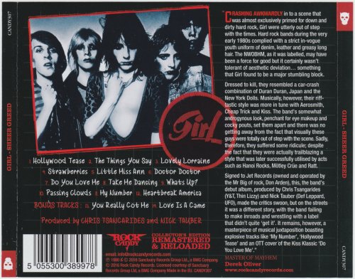 Girl - Sheer Greed (1980) [2016 Rock Candy Remastered]
