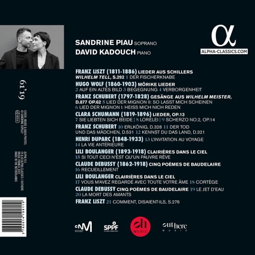 Sandrine Piau, David Kadouch - Voyage Intime (2022) CD-Rip