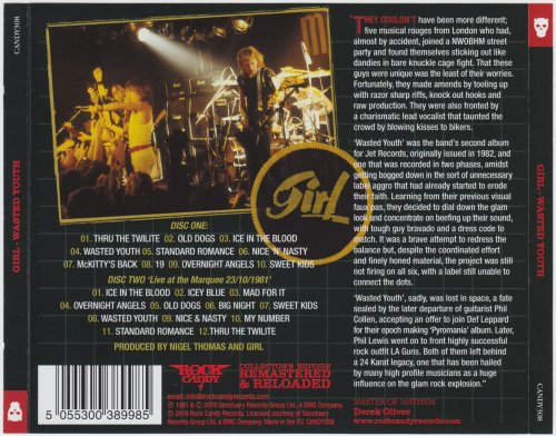 Girl - Wasted Youth (1982) [2016 Rock Candy Remastered]