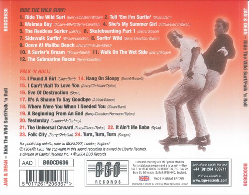 Jan & Dean - Ride The Wild Surf / Folk 'n Roll (2004)