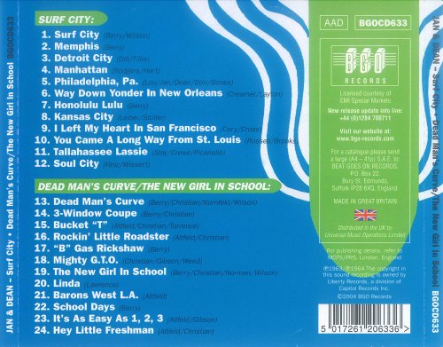 Jan & Dean - Surf City / Dead Man's Curve: New Girl In School (2004)