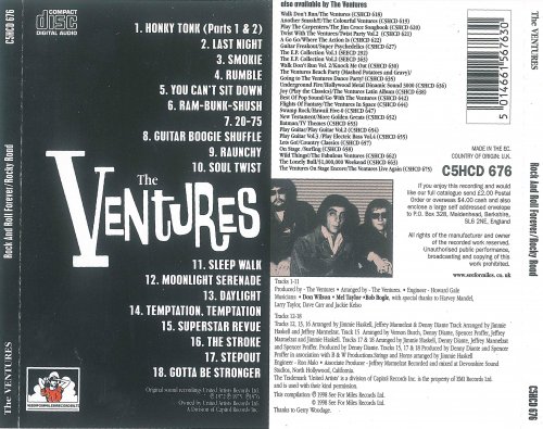 The Ventures - Rock And Roll Forever / Rocky Road  (1998)
