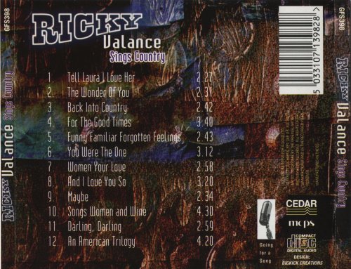Ricky Valance - Sings Country (2003)