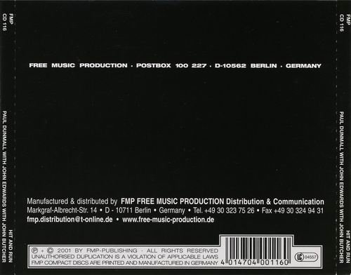 Paul Dunmall, John Edwards, John Butcher - Hit And Run (2001)