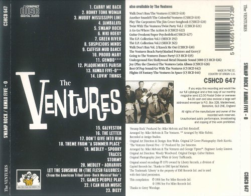 The Ventures - Swamp Rock / Hawaii Five-O (1996)