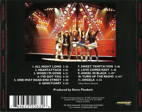 Autograph - Missing Pieces (1997)