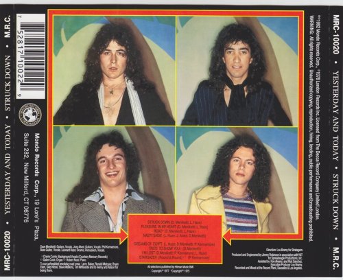 Yesterday & Today (Y & T) - Struck Down (1978) [1992]