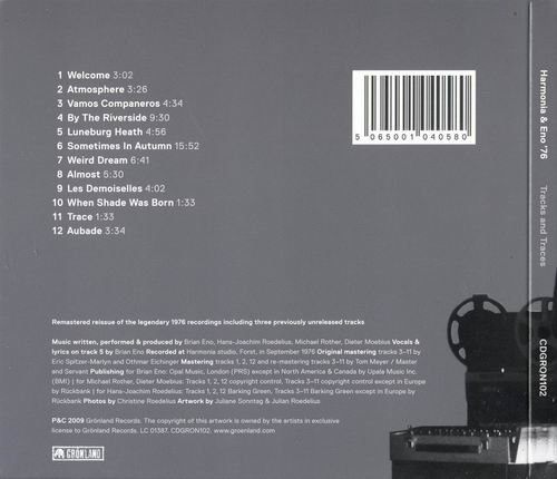 Harmonia & Eno - Tracks And Traces (1976) CD Rip
