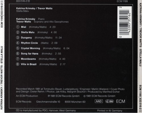 Katrina Krimsky & Trevor Watts - Stella Malu (1981) CD-Rip