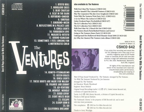 The Ventures - Best Of Pops Sound / Go With The Ventures (1996)