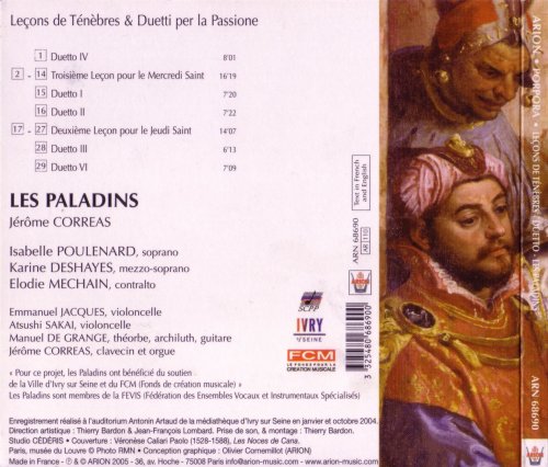 Isabelle Poulenard, Jérôme Corréas - Porpora: Lecons de Tenebres (2005) CD-Rip
