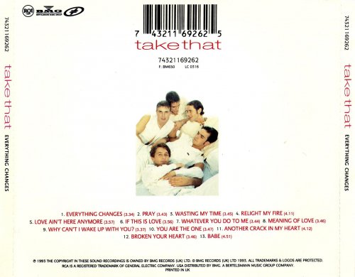 Take That - Everything Changes (1993) CD-Rip