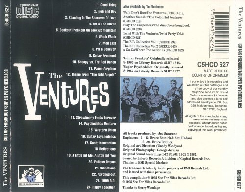 The Ventures - Guitar Freakout / Super Psychedelics (1995)