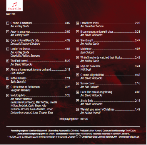 Ashley Grote, Onyx Brass, Norwich Cathedral Choir, David Dunnett - Lord of the Dance: Christmas Carols from Norwich Cathedral (2025) [Hi-Res]